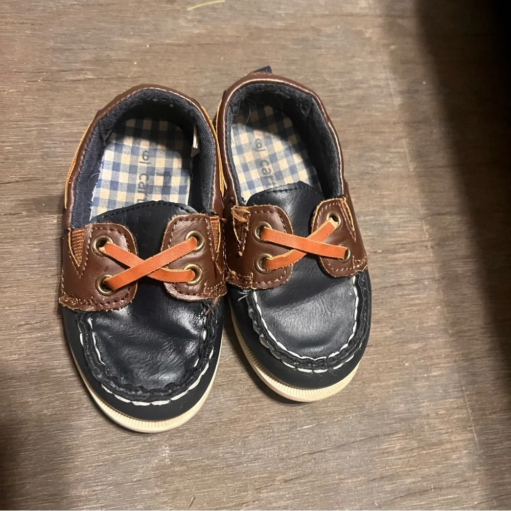 Carter's Brown and Blue Loafers for Kids